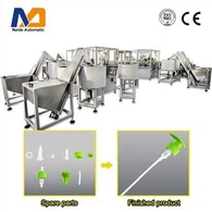 Stroj na montáž gélu pumpy